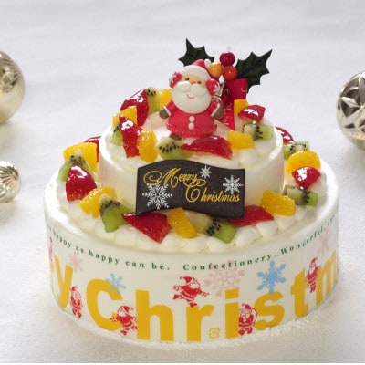 クリスマス生クリームミニダブルタワー