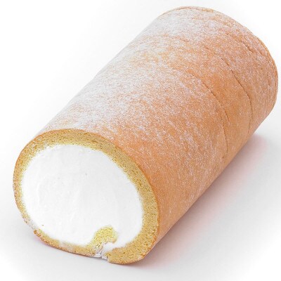 【1本】ホワイトロールケーキ　アイスケーキのような半解凍でも楽しめる新食感ロールケーキ!