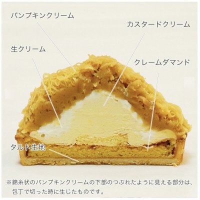 【4号】ハロウィンパンプキンタルト　北海道えびすかぼちゃ使用