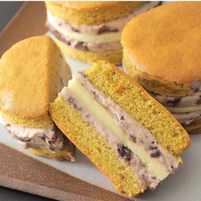 【4個】阿波もち麦生どら焼「和洋折衷スイーツ」　あん生クリーム&塩バタークリーム(よつば発酵バター)