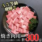 〔A5等級〕飛騨牛焼肉用300g　ロース又は肩ロース肉