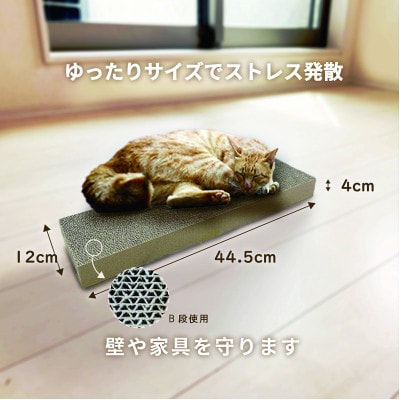 日本製 猫の爪とぎ10個入スリムタイプ くずが散らばりにくい 訳ありB