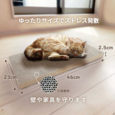 日本製 猫の爪とぎ10個入ワイドタイプ くずが散らばりにくい 訳あり
