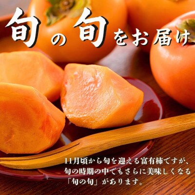 甘くておいしい岐阜の柿【富有柿】 3L×10個 秀品 岐阜県 大野町(2025年11月下旬～発送)