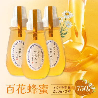 岐阜県産　百花みつ　250g　×3本セット