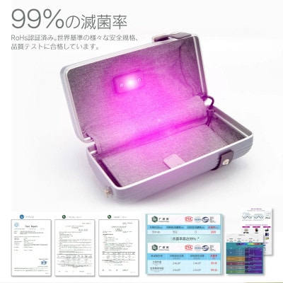 UV除菌バッグ ウェッジウッドブルー(DL-2802_99BLUE)　G558