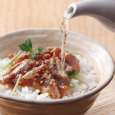 九十九島クエだし真鯛茶漬け三彩味比べ