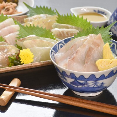 クエと九十九島海鮮紀行(お刺身・海鮮丼)