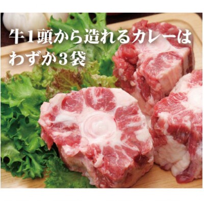 【毎月定期便】牛テールカレー 「ゴロット」3箱入全12回