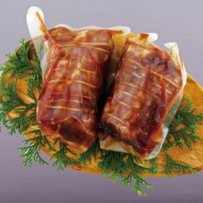 お肉屋さんの自家製うまか焼豚! 長崎県産豚肩ロース約500g(250g×2)