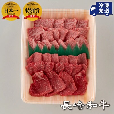 長崎和牛カルビ・赤身焼肉用　約500g