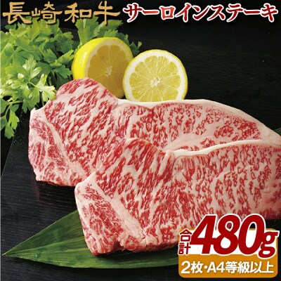 長崎和牛サーロインステーキ(2枚) 計約480g