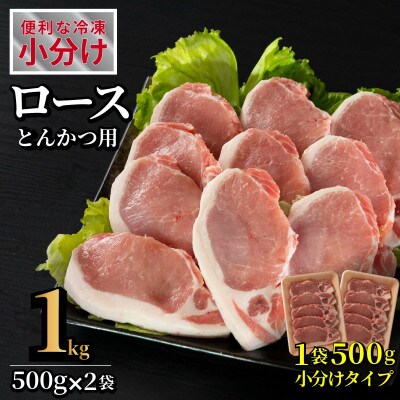 長崎県産 豚肉 ロースとんかつ用 計約1kg(1Pあたり100g×5枚入)
