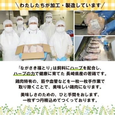 【毎月定期便】【鶏肉4種をお届け!】ながさき福とり鶏肉バラエティーセット(毎月2.6kg)全6回
