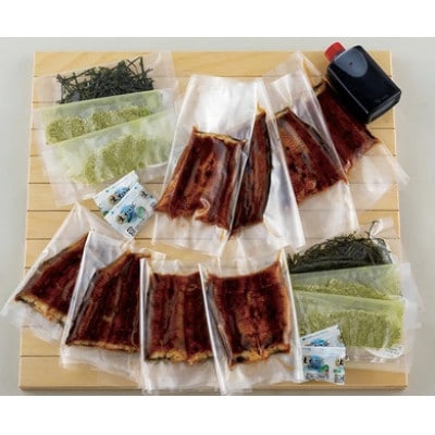 世知原茶ひつまぶしと鰻蒲焼き(国産)セット　A392a