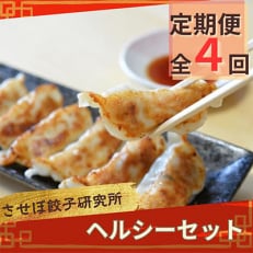 【発送月固定定期便】させぼ餃子研究所 させぼ餃子ヘルシーセット全4回