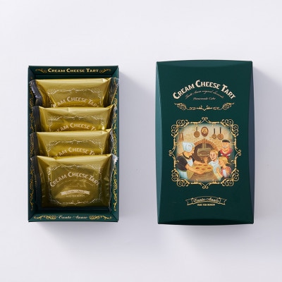 ハウステンボス人気のクリームチーズタルト4個入　3箱セット