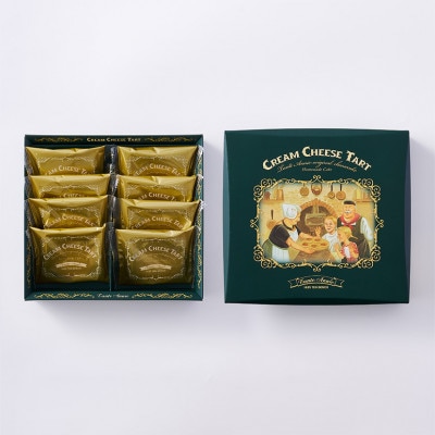 ハウステンボス人気のクリームチーズタルト8個入　3箱セット
