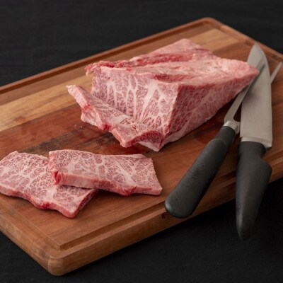 長崎和牛A4三角バラ　サク取りブロック(600g)
