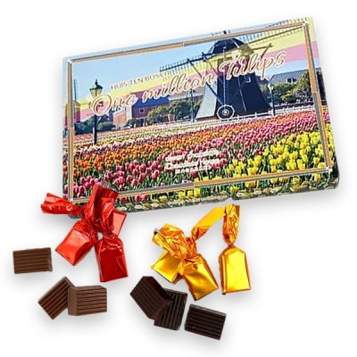 アソートチョコ(チューリップ、薔薇)2個セット