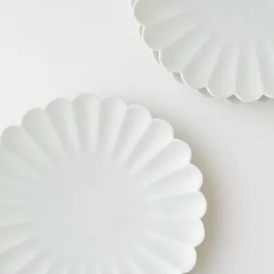 【嘉久正窯】菊花皿5枚揃　G111