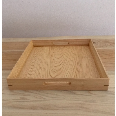 四万十ヒノキ材 トレイ(小)