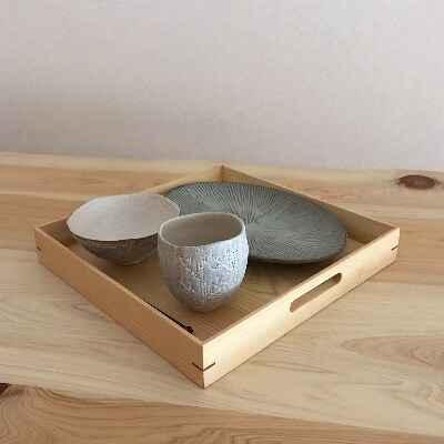 四万十ヒノキ材 トレイ(小)