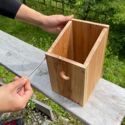 鳥の巣箱キット 夏休みの自由研究・宿題・工作に　手作り