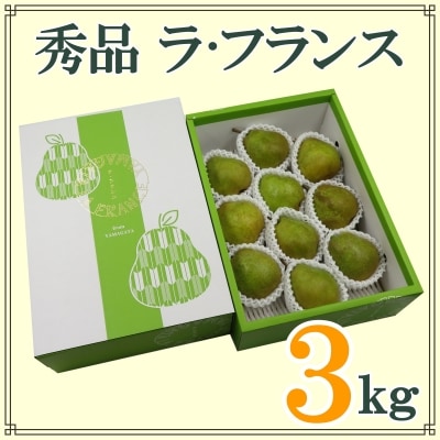 【R7年11～12月発送】「秀品」ラフランス3kg_H123(R7)