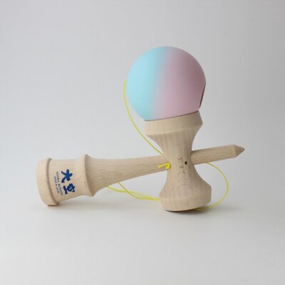 競技用けん玉「大空」Matte水色&ピンク_F093