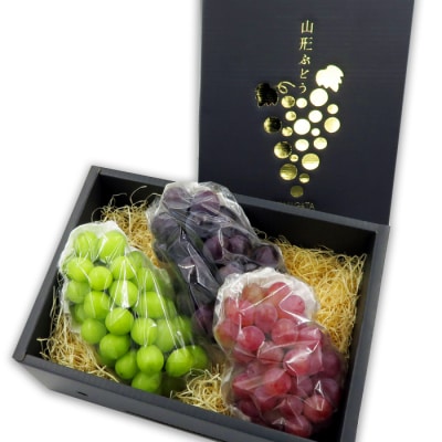 【2026年発送 先行受付】シャインマスカットとおまかせ2種約1.8kg(3種×各1～2房)H133