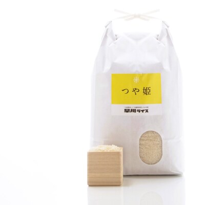 【令和7年産新米】早川ライスの山形県産「つや姫」精米10kg(5kg×2袋)_A163(R7)