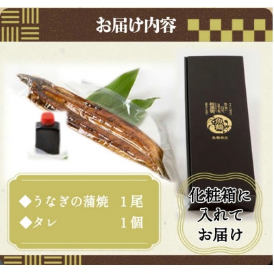 【九度山町】大型サイズ　ふっくら柔らか国産うなぎ蒲焼き1尾(約2人前)　化粧箱入