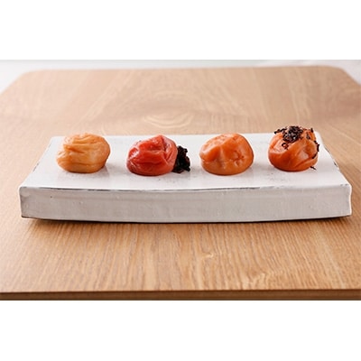 紀州南高梅 梅干し4種類セット計800g(200g×4箱)和歌山産(化粧箱入)　紀伊国屋文左衛門本舗