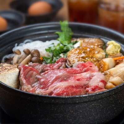 熊野牛　すき焼き懐石　6種盛り