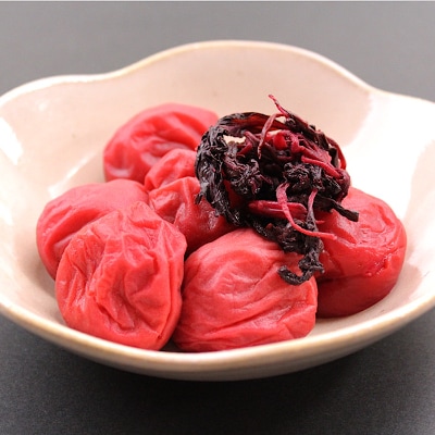 【贈答用】紀州南高梅　しそ風味梅干　400g　化粧箱入