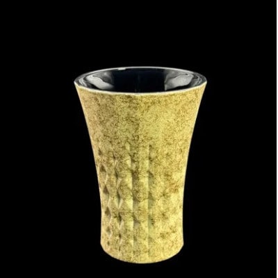ビールグラス　乱糸(マット仕上げ)漆泊