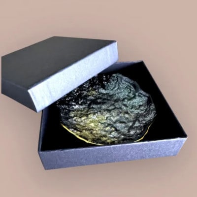 豆皿　口金ロック　ラメブラック