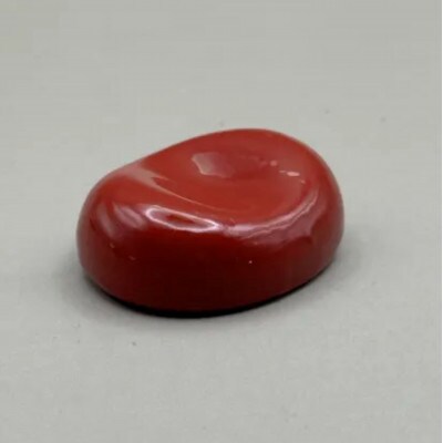箸置き　へこみ　本朱