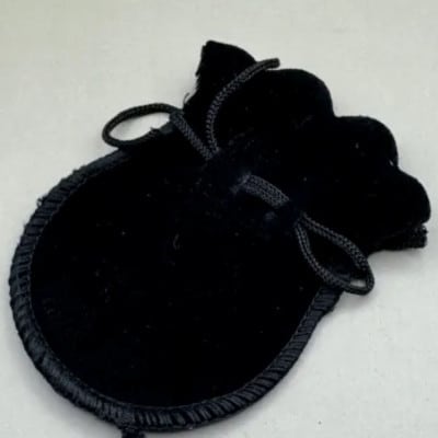 箸置き　舟型　箔貼り銀