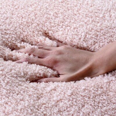 エンジェルステップバスマット　縦45×横60cm　サーモンピンク