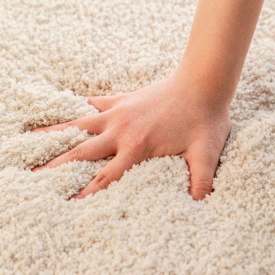 思わず頬ずりしたくなるバスマット プレミアム45×60cm　ベージュ