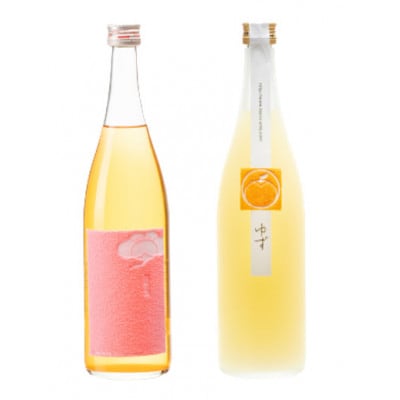 鶴梅　完熟・柚子　720ml　2本セット