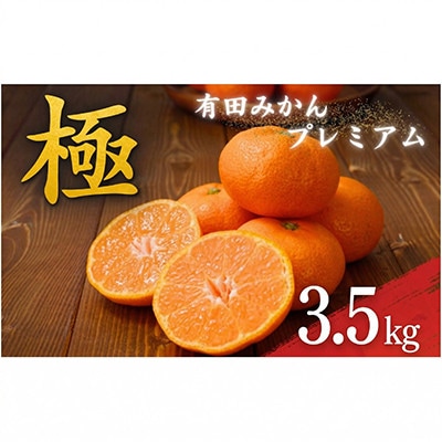 有田みかん プレミアム 極 約3.5kg 糖度12度以上 2S～L (nuk004-p-3)