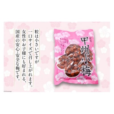 【2ヵ月毎定期便】【カリカリ】甲州小梅 300g全3回