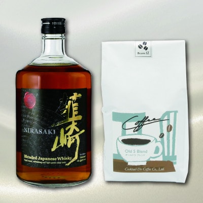韮崎ウイスキー&コーヒー「オールド5ブレンド」セット(豆)