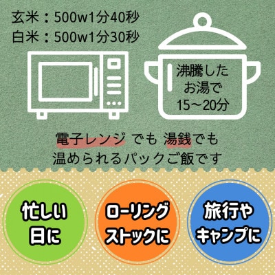 武川米農林48号(白米)パックご飯20個入り