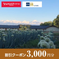 【山梨県韮崎市】一休.com・Yahoo!トラベル割引クーポン(3,000円分)