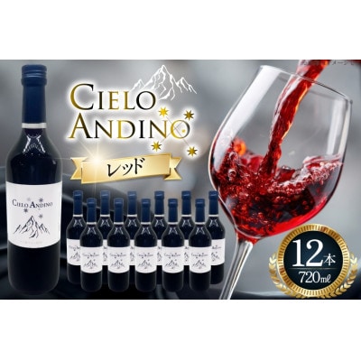 ワイン 赤 シエロアンディーノ・レッド 720ml 12本セット