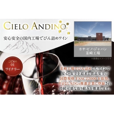 ワイン 赤 シエロアンディーノ・レッド 720ml 12本セット